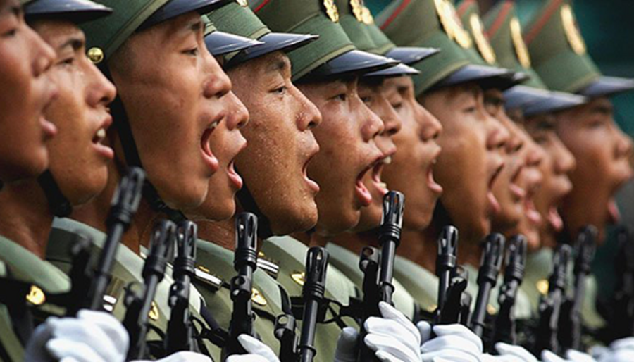 Chinese soldiers