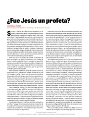 ¿Fue Jesús un profeta?