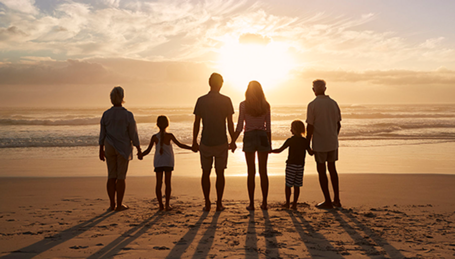 Family, Sunset