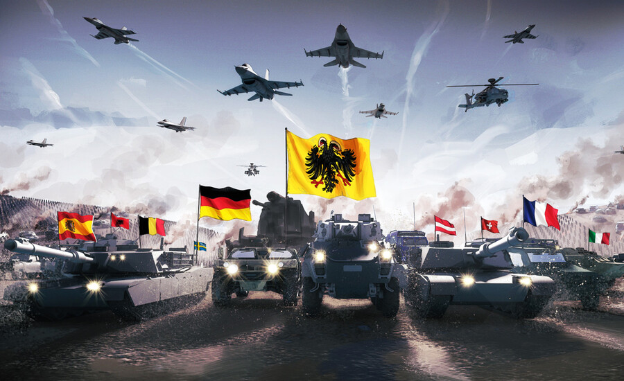 Canciller alemán: Necesitamos un ejército poderoso